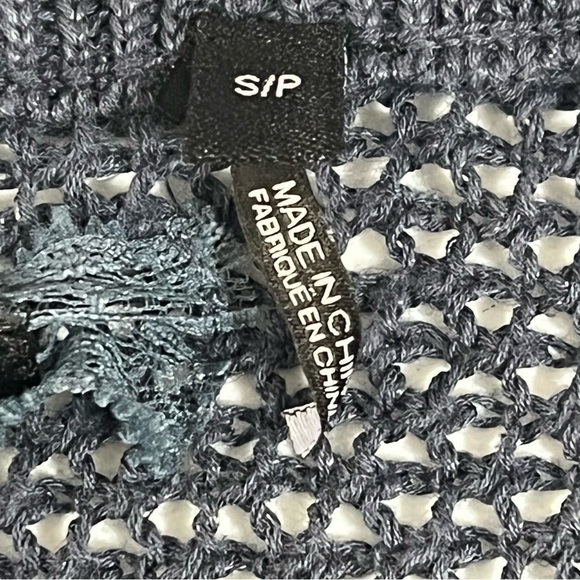 BUFFALO DAVID BITTON BEATRIU CROCHET COLD SHOULDER‎ SWEATER - Picture 9 of 15